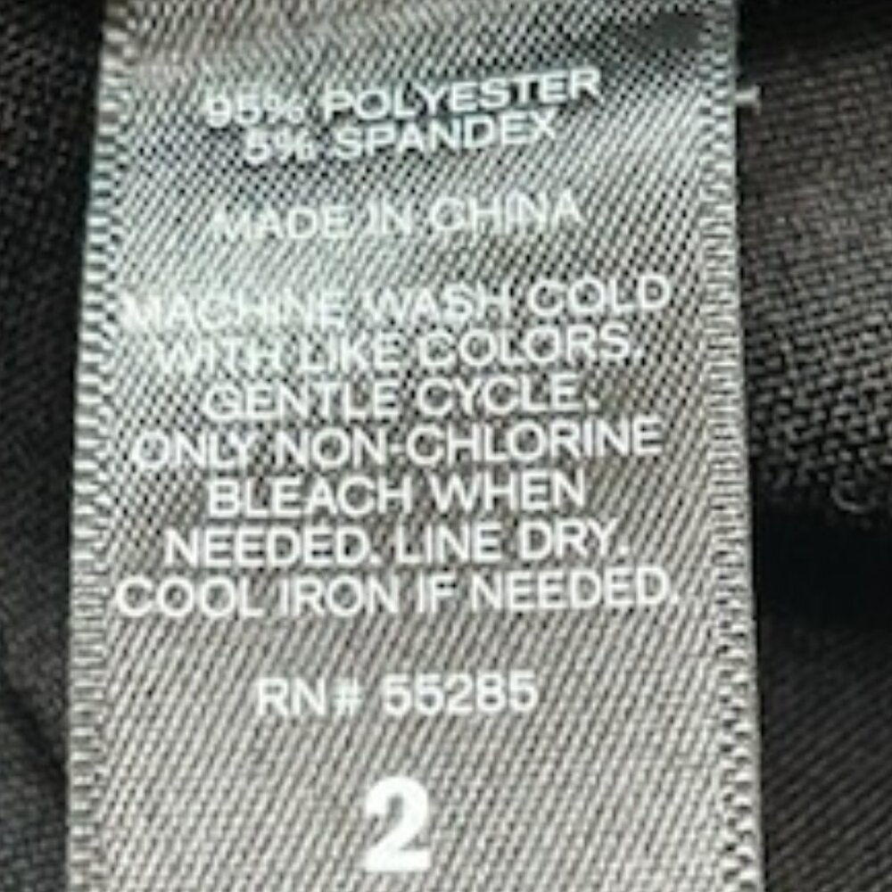NWT Express Classic Wide Leg High Rise Pants With Side Zipper - Picture 9 of 11